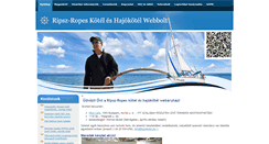 Desktop Screenshot of hajokotel.hu